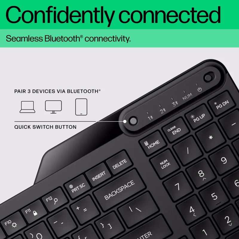 HP 460 Multi-Device Bluetooth Wireless Tastatur