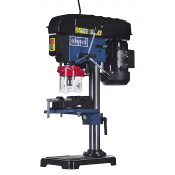 Tischbohrmaschine Scheppach DP16VLS 500W, Stahlgehäuse, 230–240V, 2500 U/min, 13 mm Bohrfutter, 600×220×435 mm