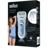 Braun Silk-epil LS 5160 Damenrasierer, blau