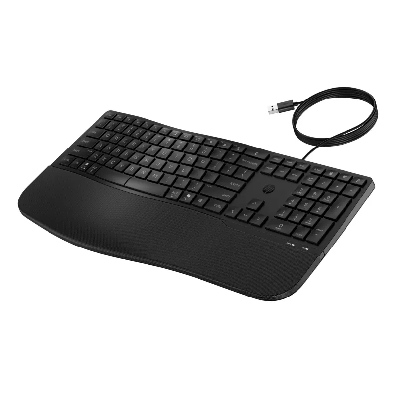 HP 480 Comfort Kabelgebundene Tastatur Full-Size USB Schwarz 1,5 m