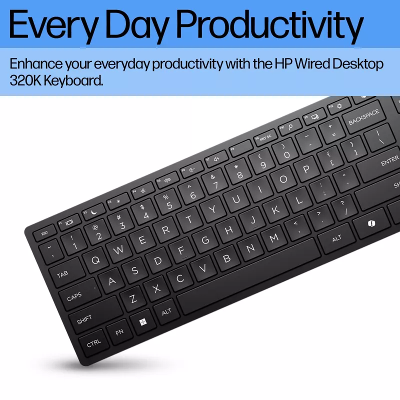 HP Wired Desktop 320K Tastatur