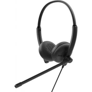 DELL WH125 Headset Kabelgebundenes Headset Büro/Callcenter USB Typ-A Schwarz