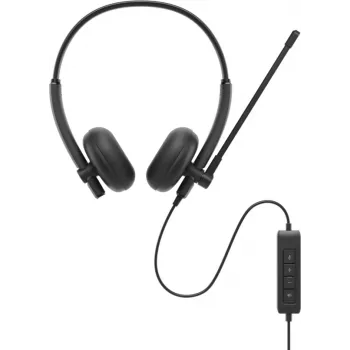 DELL WH125 Headset Kabelgebundenes Headset Büro/Callcenter USB Typ-A Schwarz