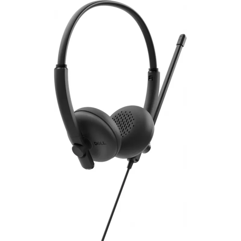 DELL WH125 Headset Kabelgebundenes Headset Büro/Callcenter USB Typ-A Schwarz