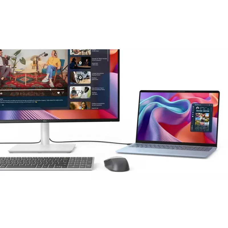 Computermonitor Dell S2725DC 27 Zoll 2560×1440 QHD LCD 8 ms 16:9 178° USB 3.2 Gen1 Lautsprecher höhenverstellbar VESA Weiß