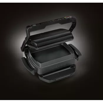 Kontaktgrill Tefal GC7148 — 2000 W, Edelstahlgehäuse, rechteckig, einstellbarer Thermostat, Grillfläche, 365×365×175 mm