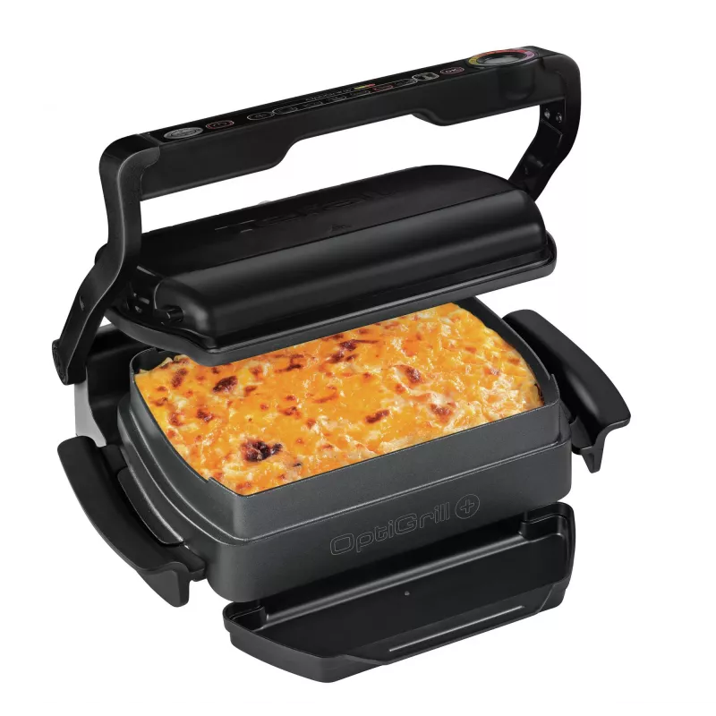Kontaktgrill Tefal GC7148 — 2000 W, Edelstahlgehäuse, rechteckig, einstellbarer Thermostat, Grillfläche, 365×365×175 mm