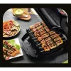 Kontaktgrill Tefal GC7148 — 2000 W, Edelstahlgehäuse, rechteckig, einstellbarer Thermostat, Grillfläche, 365×365×175 mm