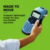 DYMO LetraTag LT-100H Handheld-Etikettendrucker | ABC-Tastatur-Etikettendrucker mit leicht ablesbarem 13-Zeichen-LCD-Display | für Zuhause oder Büro | Blau