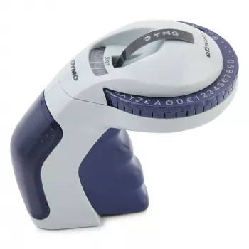 Embosser Dymo Omega 12 mm – Handetikettiergerät, PVC-Etiketten, Thermodirekt, 3,7 mm Druckhöhe