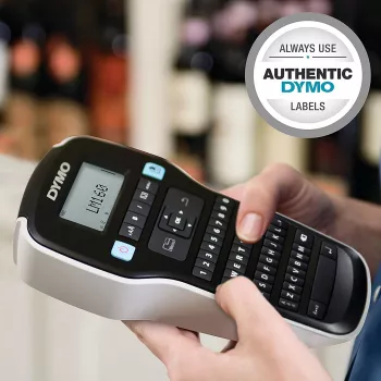 DYMO LabelManager ™ 160 QWERTZ, QWERTZ, D1, Thermotransfer, 180 x 180 DPI, 12 mm/s, Schwarz, Silber