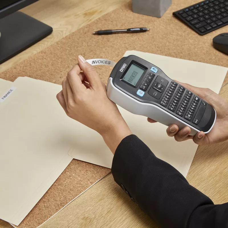 DYMO LabelManager ™ 160 QWERTZ, QWERTZ, D1, Thermotransfer, 180 x 180 DPI, 12 mm/s, Schwarz, Silber