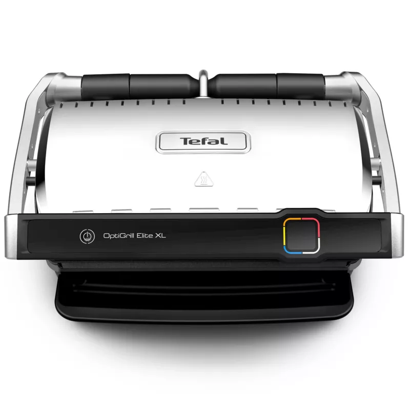 Kontaktgrill Tefal OptiGrill Elite XL GC760D — Edelstahl, 800 cm² Grillfläche, 2200 W
