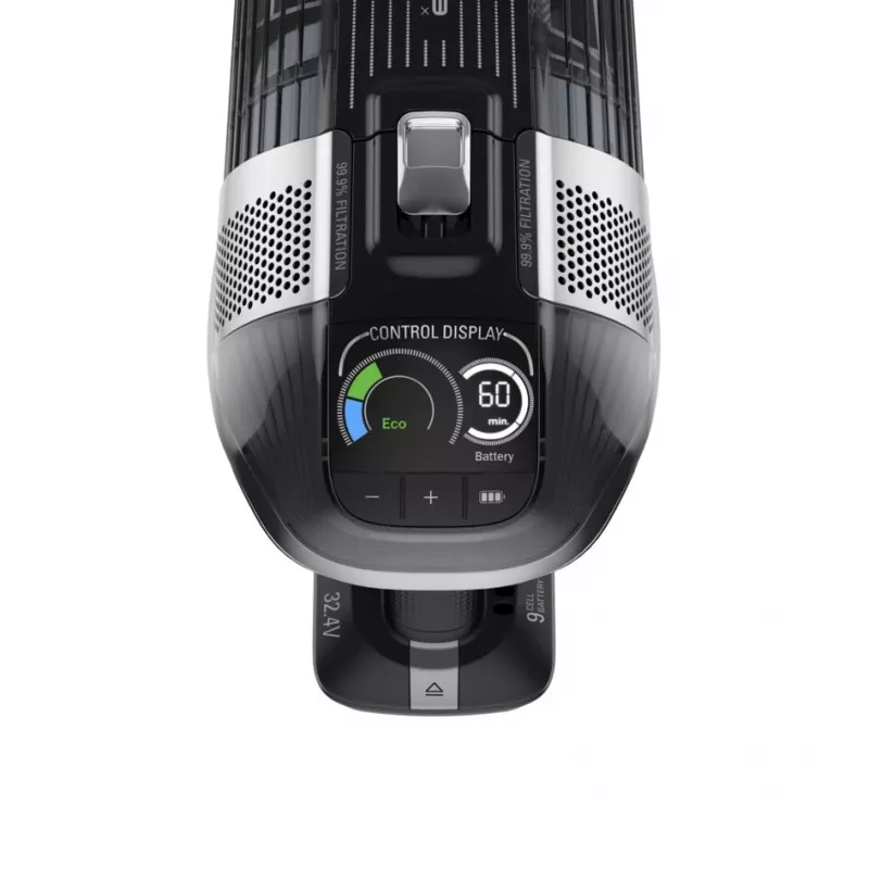 Rowenta X-Force RH9958 2-in-1-Akkustaubsauger Batterie Trocken HEPA Beutellos 0,9 L Schwarz, Grau