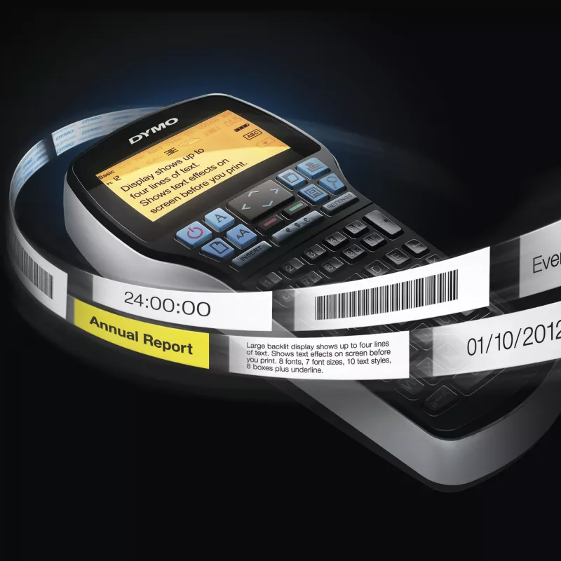 DYMO LabelManager 420P Etikettendrucker | Hochleistungsfähiger, wiederaufladbarer tragbarer Etikettendrucker | Computeranschluss | Drucken von Barcodes, Logos und Grafiken