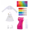 Rainbow High Air Brush & Create Fashion Dolls - Graue Augen, Modepuppe, Weiblich, 4 Jahr(e), Junge/Mädchen, Mehrfarbig