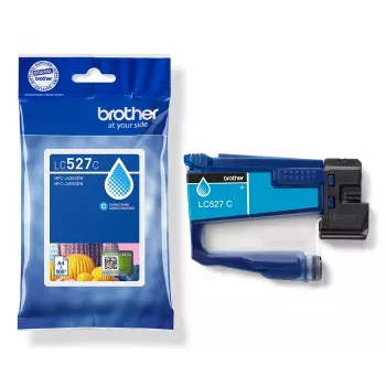 Brother Original LC527C Tintenpatrone - Cyan, Cyan, Pigmenttinte, 1 Stk., 900 Seiten, Einzelpackung