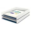 Leitz Briefablage WOW Dual Colour, Kunststoff, Metallic, Weiß, A4, 267 mm, 336 mm, 49 mm