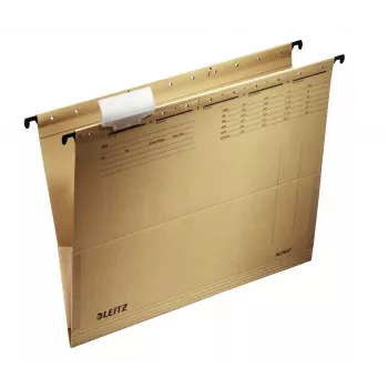 Leitz ALPHA Hängemappe Karton, Metall A4 Braun