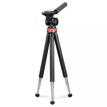 Hama Traveller Pro Stativ Smartphone/Action-Kamera 3 Beine Schwarz, Rot