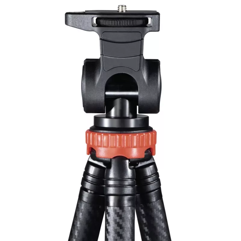 Hama Traveller Pro Stativ Smartphone/Action-Kamera 3 Beine Schwarz, Rot