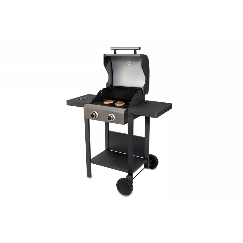 Unold 58595 Barbecue Grill-Wagen BUDDY Cart Elektrisch Schwarz, Edelstahl 2600 W