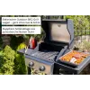 Unold 58595 Barbecue Grill-Wagen BUDDY Cart Elektrisch Schwarz, Edelstahl 2600 W