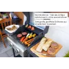 Unold 58595 Barbecue Grill-Wagen BUDDY Cart Elektrisch Schwarz, Edelstahl 2600 W