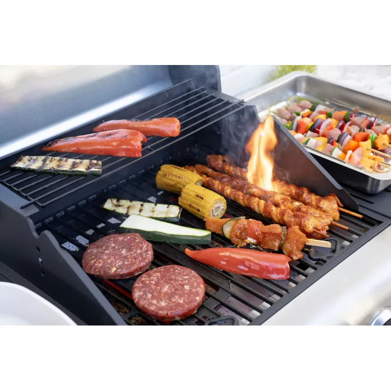 Unold 58595 Barbecue Grill-Wagen BUDDY Cart Elektrisch Schwarz, Edelstahl 2600 W