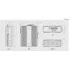 LevelOne 6-Port Gigabit Industrie-Switch, 1 x SFP, 1 x SFP/RJ45 Combo, -40°C bis 75°C, DIN-Schiene