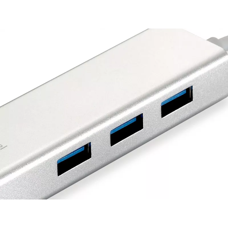 LevelOne Gigabit USB-Netzwerkadapter, USB-Hub