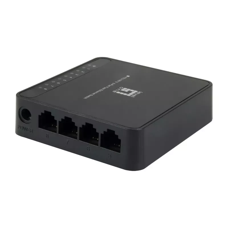 LevelOne FEU-0812 Netzwerk-Switch Unmanaged Fast Ethernet (10/100) Schwarz
