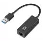LevelOne USB-0401 Gigabit USB-Netzwerkadapter, Kabelgebunden, USB, Ethernet, 1000 Mbit/s, Schwarz
