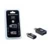 Conceptronic DONN04G USB-C auf USB A/MicroB OTG Adapter 2er-Pack, 10Gbps (C-A), 480Mbps (C-MicroUSB)