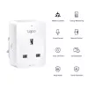 Smarte Steckdose TP‑Link Tapo Mini P110M — Wi‑Fi/Bluetooth Smart-Steckdose für Innenräume, 16 A, 100–240 V, 3680 W, weiß