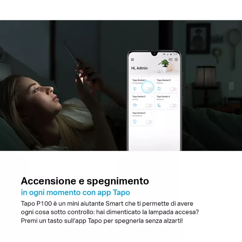 TP-LINK Tapo P100 smarter Stecker Weiß 2300 W