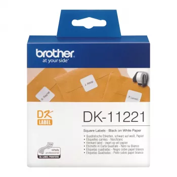 Quadratisches Papieretikett Brother DK11221