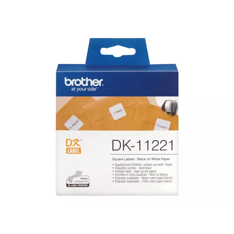 Quadratisches Papieretikett Brother DK11221