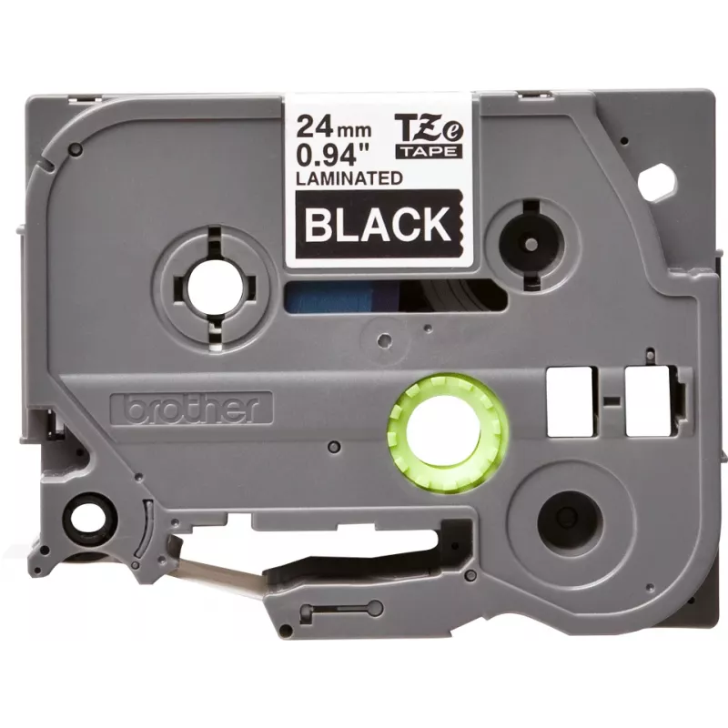 Etikettenband Brother TZe355 24mm Weiß auf Schwarz