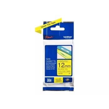 Labelband Brother TZe-631 (TZe) 12 mm x 8 m, schwarz auf gelb