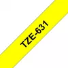 Labelband Brother TZe-631 (TZe) 12 mm x 8 m, schwarz auf gelb