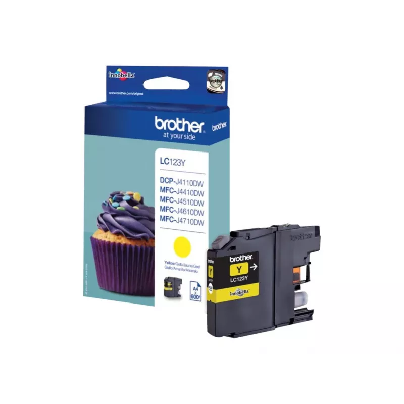 Tintenpatrone Brother LC123Y Gelb