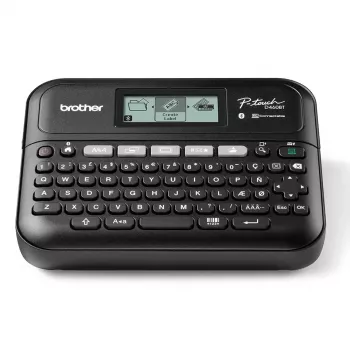 Etikettendrucker Brother PT-D460BTVP Thermotransfer 180×180 dpi 30 mm/s Kabelgebunden & Bluetooth QWERTY TZe-Band