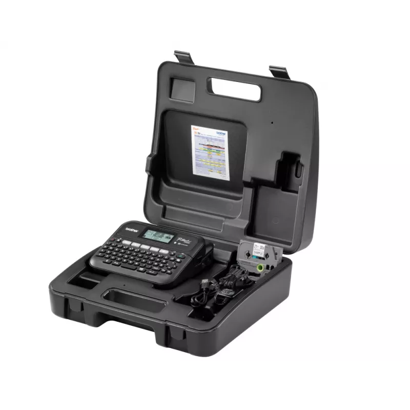 Etikettendrucker Brother PT-D460BTVP Thermotransfer 180×180 dpi 30 mm/s Kabelgebunden & Bluetooth QWERTY TZe-Band