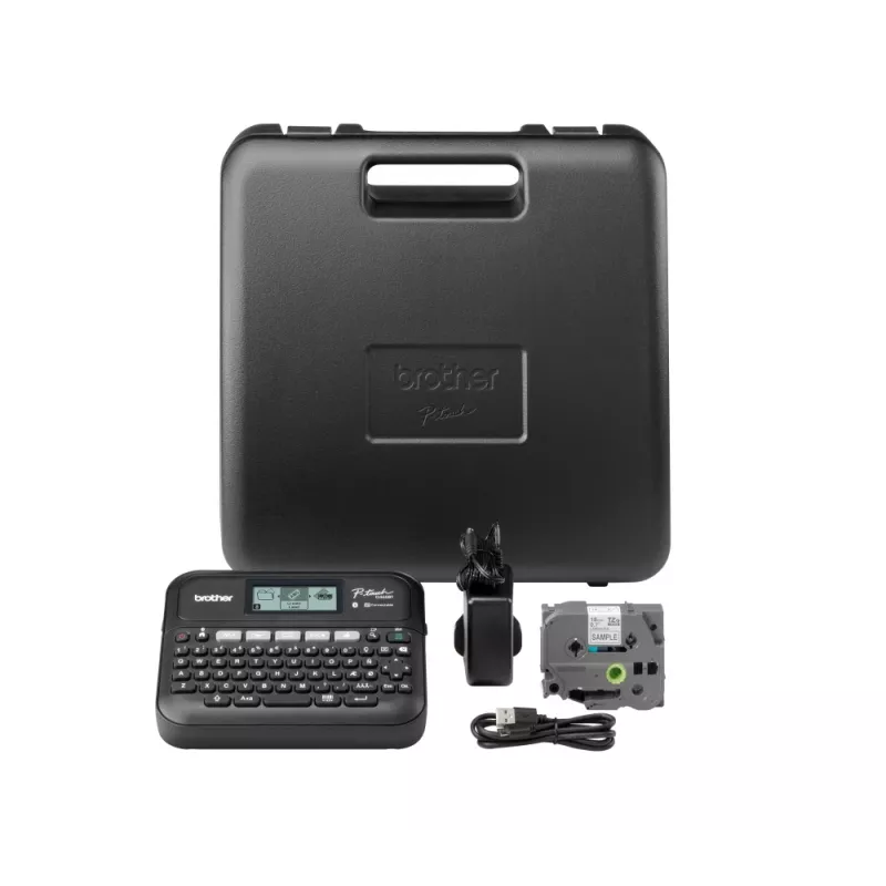 Etikettendrucker Brother PT-D460BTVP Thermotransfer 180×180 dpi 30 mm/s Kabelgebunden & Bluetooth QWERTY TZe-Band