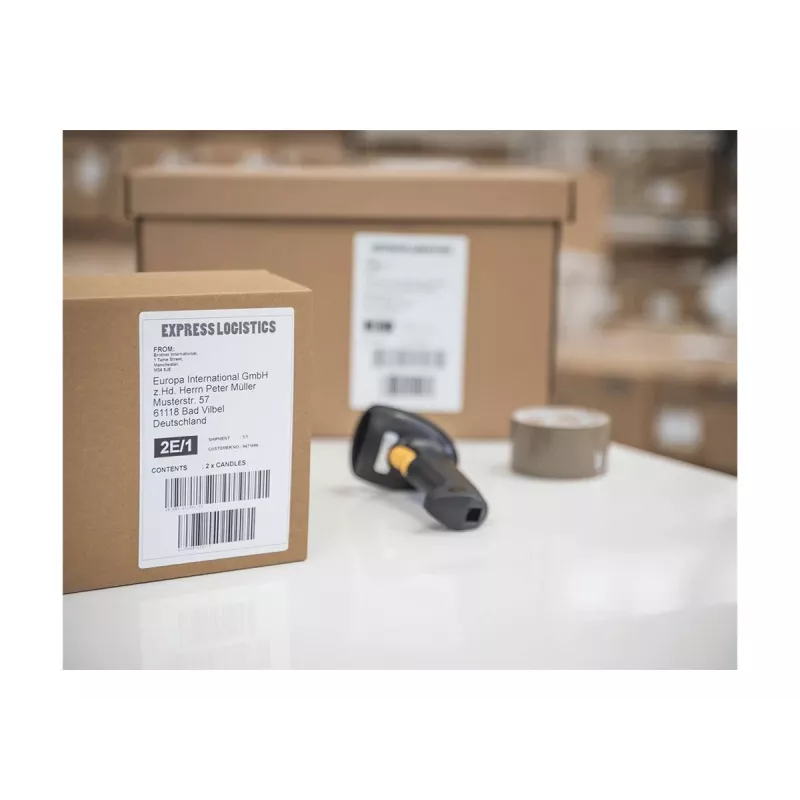 Etikettendrucker Brother QL-1100 Direkt thermisch 300 x 300 DPI 110 mm/Sek. Kabelgebunden DK