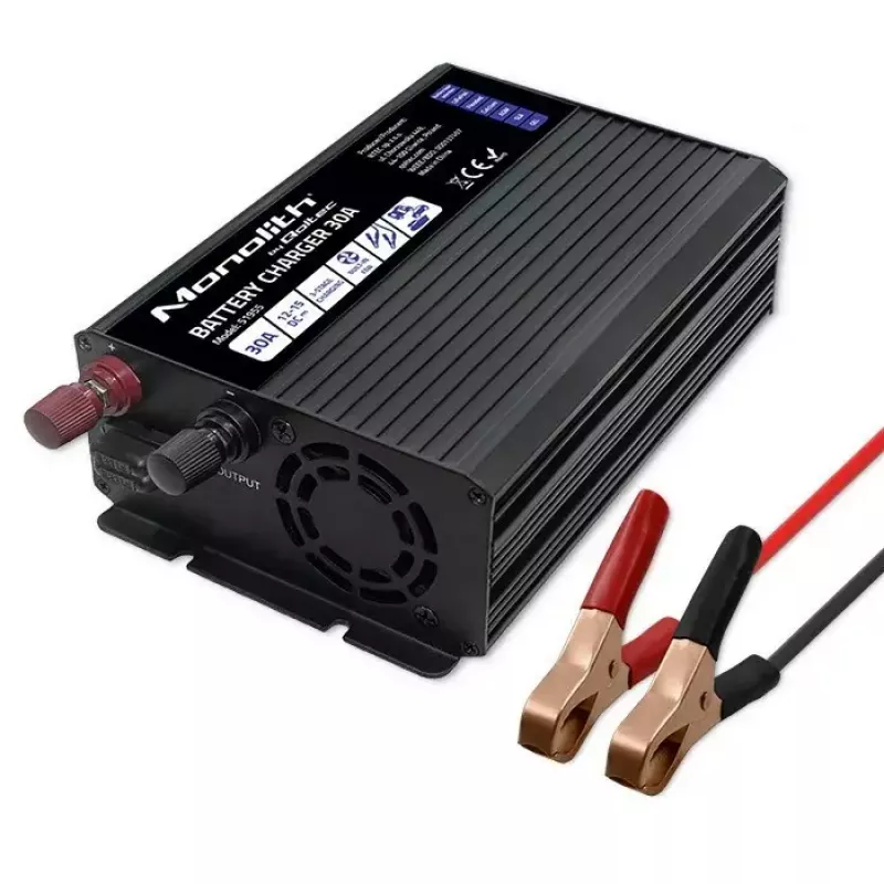 Batterieladegerät QOLTEC 51955 — 30A 12V für LiFePO4, AGM, GEL, SLA