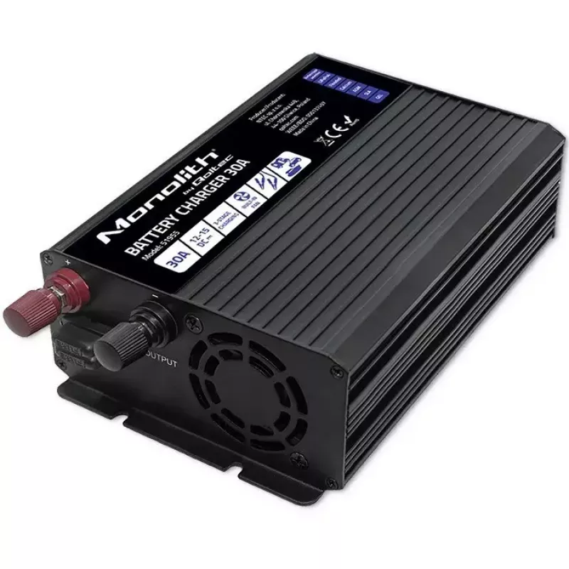 Batterieladegerät QOLTEC 51955 — 30A 12V für LiFePO4, AGM, GEL, SLA