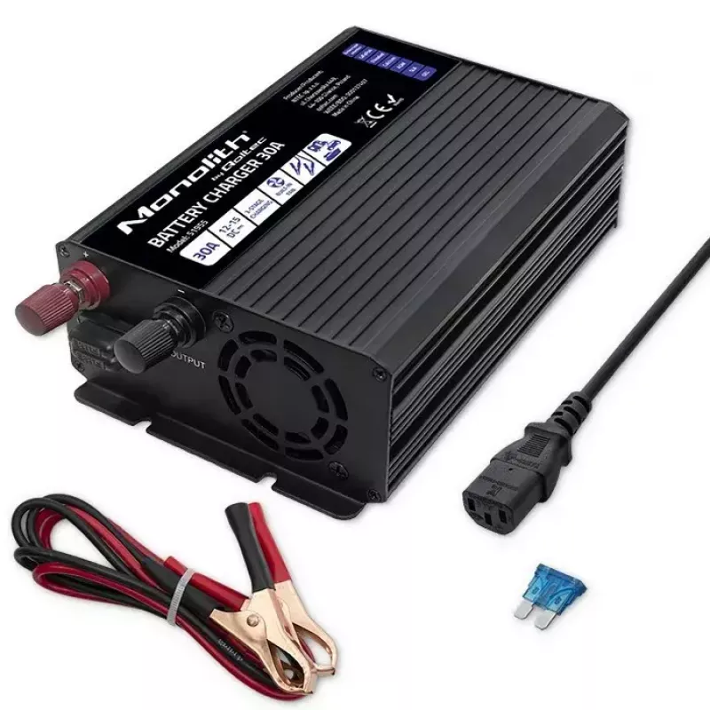 Batterieladegerät QOLTEC 51955 — 30A 12V für LiFePO4, AGM, GEL, SLA