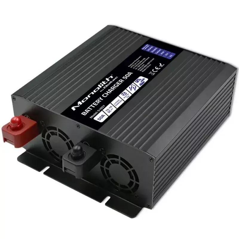 Batterieladegerät QOLTEC 51957 50A 12V für LiFePO4, AGM, GEL, SLA-Batterien